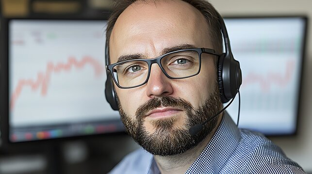 Data analyst working remotely at home office setup professional environment focused viewpoint