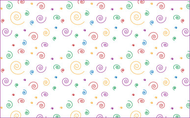 Spairal colourful pattern background design