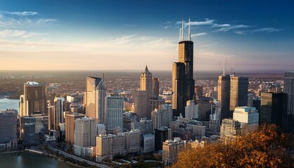 Obraz premium Concrete Jungle: Views from the Top