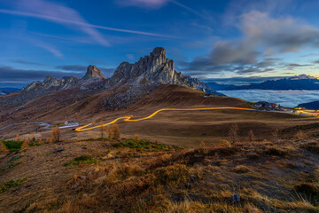 Fototapeta premium view on Passo di Giau ( Dolomites)