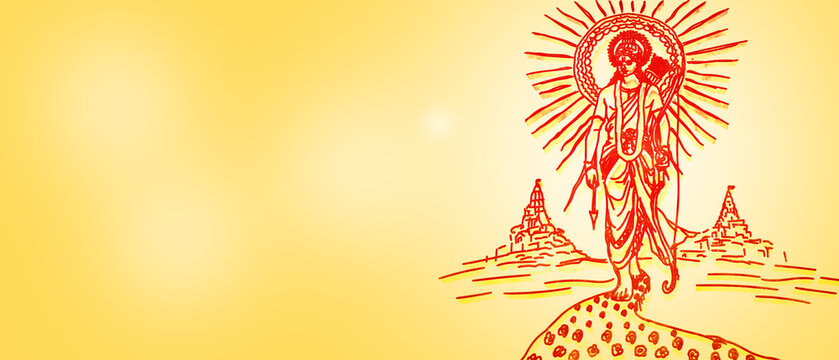 Lord Rama is worshipped as the seventh and one of the most popular avatars of Vishnu