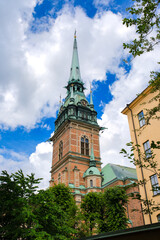 スウェーデン ストックホルムの旧市街、ドイツ教会