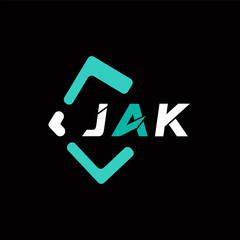 JAK creative minimalist letter logo. JAK unique vector initials alphabet letter logo design © Sihab Hasan