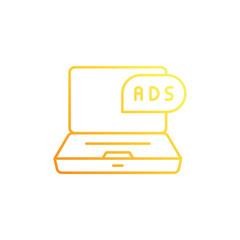 Pop-up Ad vector icon