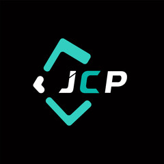 JCP creative minimalist letter logo. JCP unique vector initials alphabet letter logo design