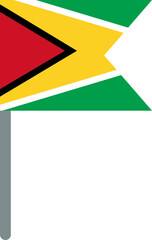 Folder Shape Of Guyana Flag