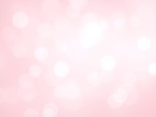 Ethereal Glow on Soft Pink Background with Bokeh, glowing lights, blurred lights, atmospheric effects
