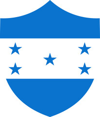 Shield Icon of Honduras Flag