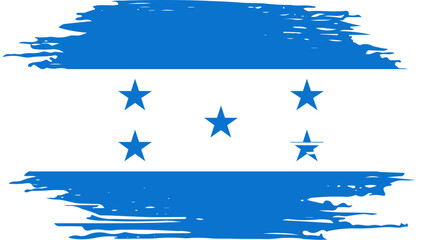 Brush On Honduras Flag