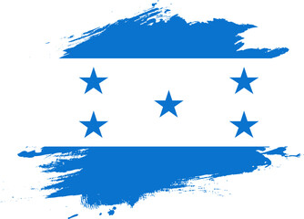 Grunge Brush On Flag Of Honduras