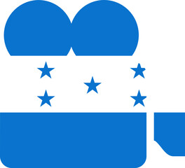 Honduras Flag on Documenrty icon