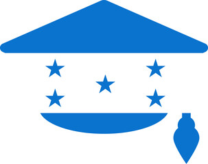 Honduras flag on Degree Cap Icon