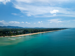 Beautiful sea surface in summer season seascape background ,Nature sea beach background,High angle view waves seascape nature view