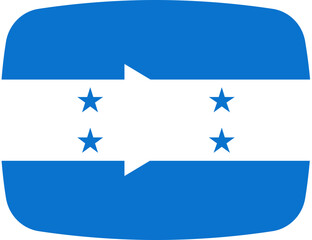 Honduras Flag on video player icon