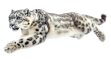 Snow Leopard in Motion