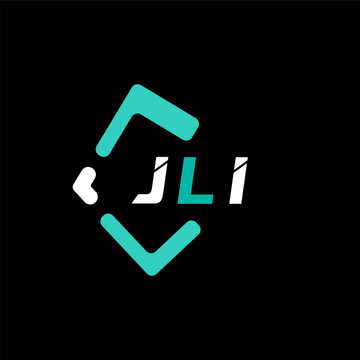 JLI creative minimalist letter logo. JLI unique vector initials alphabet letter logo design