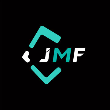 JMF creative minimalist letter logo. JMF unique vector initials alphabet letter logo design