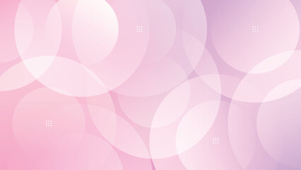 Minimalist pink background, pastel colorful, pink and white gradations. Circle effect style geometric, abstract background.
