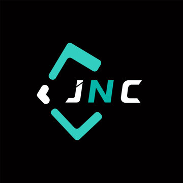 JNC creative minimalist letter logo. JNC unique vector initials alphabet letter logo design