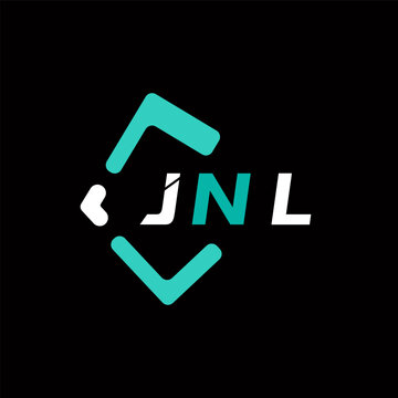 JNL creative minimalist letter logo. JNL unique vector initials alphabet letter logo design
