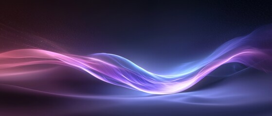 Fototapeta premium A purple and blue wave with a blue and purple background