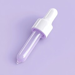 Minimalist Beauty: A Lavender-Hued Applicator