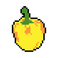 Obraz premium Pixel Art Illustration of Paprika