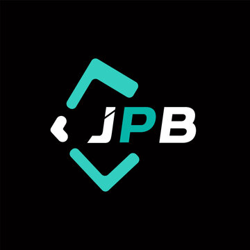 JPB creative minimalist letter logo. JPB unique vector initials alphabet letter logo design