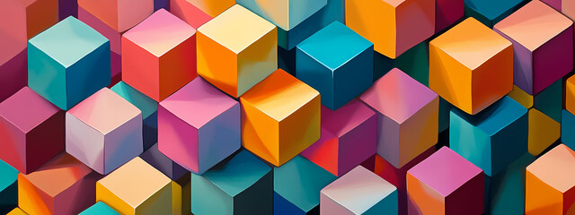 Obraz premium Stacked Vibrancy