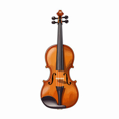 Fototapeta premium Elegant Violin Vector Illustration on White Background