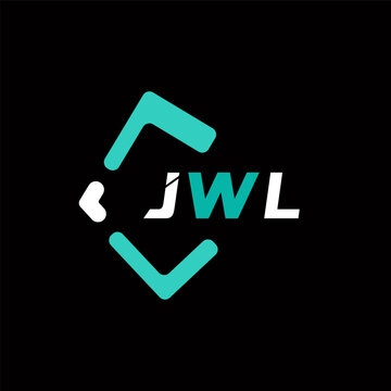 JWL creative minimalist letter logo. JWL unique vector initials alphabet letter logo design