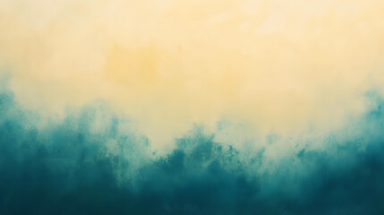 Obraz premium Abstract Watercolor Background Teal and Beige Gradient