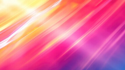 Obraz premium Vibrant Neon Gradient Background with Soft Light Rays Ideal for Modern Product Showcases and Creative Design Projects