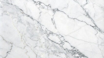 Obraz premium High-definition image of white marble with fine grey veins, showcasing its natural beauty and unique patterns, decorative element, surface features