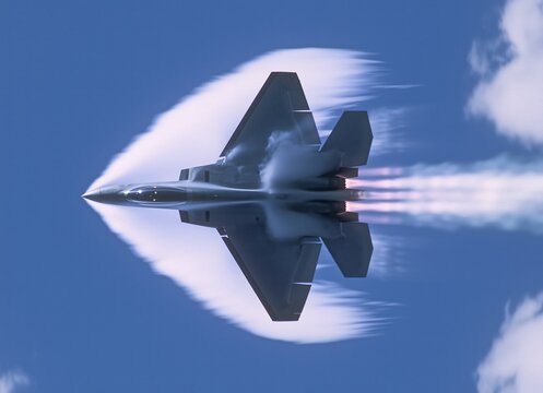 fighter jet overcomes supersonic speed