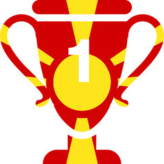 Macedonia flag on Victory bag