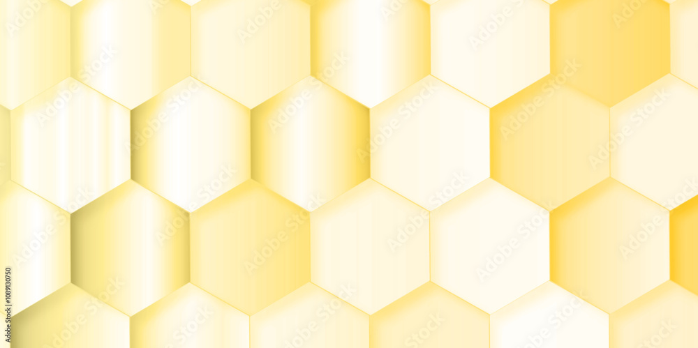 Poster abstract background colorful hexagon with seamless geometric pattern texture design. futuristic geom
