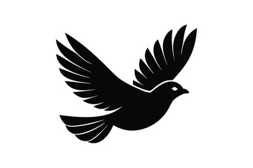 Obraz premium Flying Bird Vector Illustration