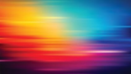 Abstract blurred gradient background in bright colors. Colorful smooth