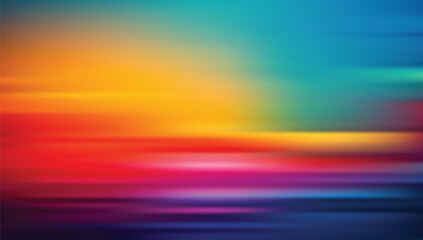 Abstract blurred gradient background in bright colors. Colorful smooth