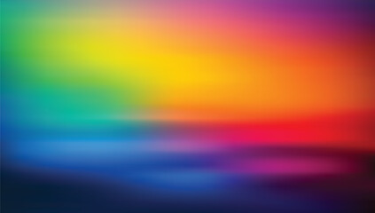 Abstract blurred gradient background in bright colors. Colorful smooth