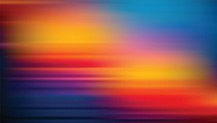 Abstract blurred gradient background in bright colors. Colorful smooth