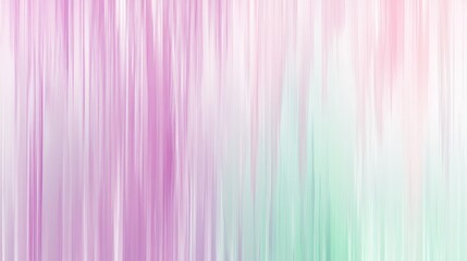 Pastel Gradient Background with Soft Blurred Stripes in Rainbow Shades of Pink, Green, and Purple Perfect for Design Projects, Banners, and Wallpaper