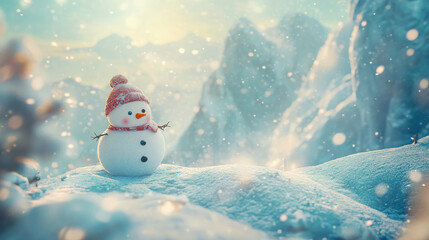Obraz premium winter, snow, forest, landscape, cold, tree, nature, mountain, sky, trees, white, christmas, frost, snowy, ice, season, blue, mountains, frozen, ski, scene, pine, road, xmas, snowman