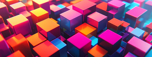 Obraz premium Rainbow Dimensions