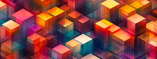 Obraz premium Rainbow Dimensions