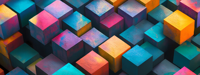 Obraz premium Rainbow Dimensions