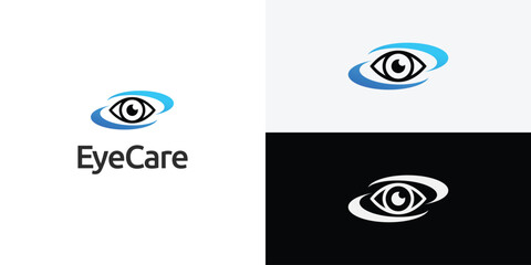 Eye Care, eye clinic Logo Design Template.