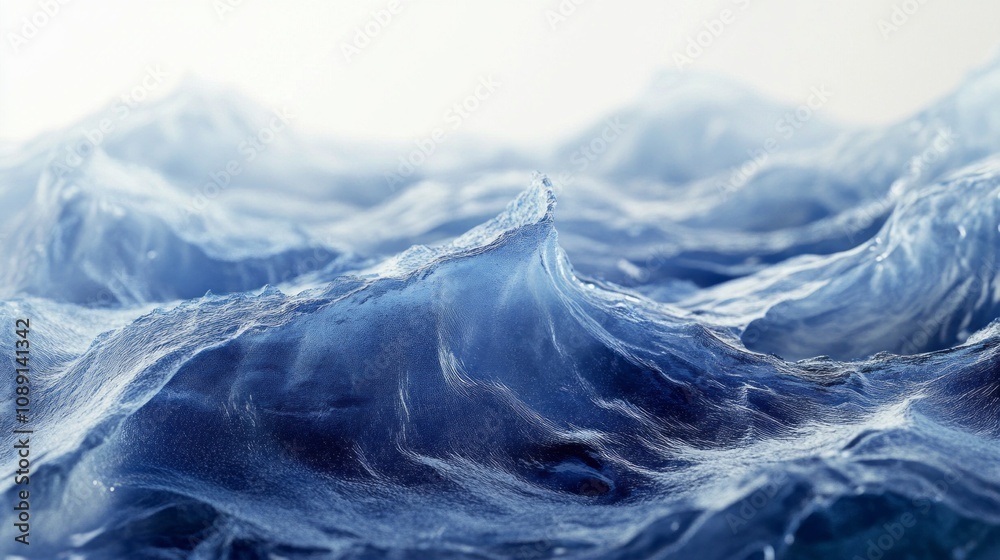 Poster the image is of a large body of water with a wave cresting in the middle