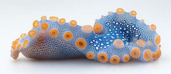 Close-up of a Blue and Orange Octopus